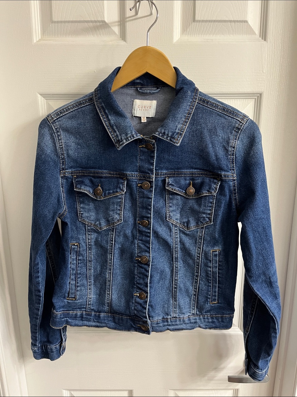 Curve Appeal Classic Blue Denim Jacket